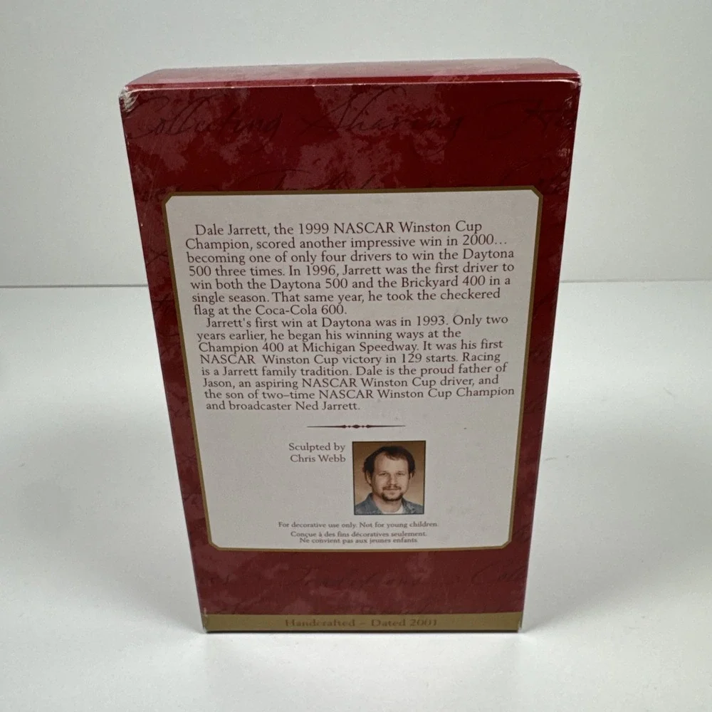 Vintage NASCAR Hallmark Keepsake Ornament w/Box     Dale Jarrett